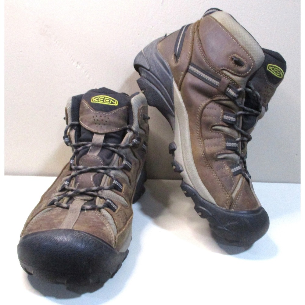Keen Targhee II Mid Waterproof Hiking Boots Mens 11.5 Wide Brown Black 1012126